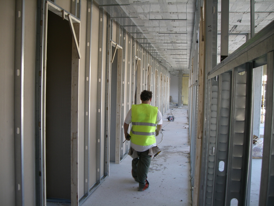 Ampliación de aulas en la Universidad de Cádiz, en Jerez de la Frontera.