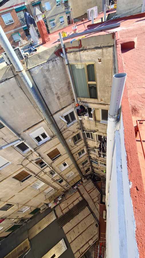 ampliación de bajantes