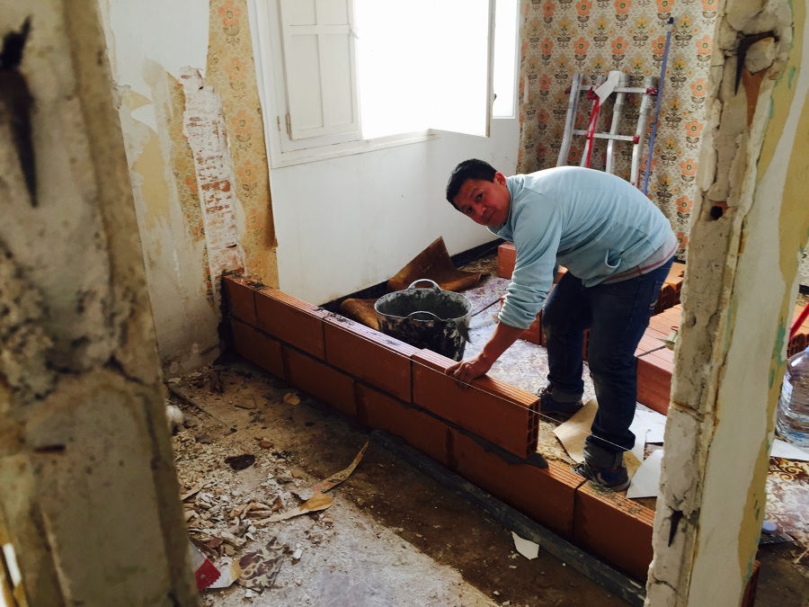 Ampliación del lavabo