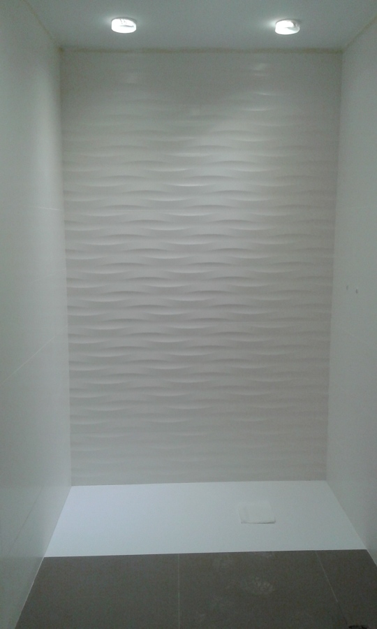 ante de colocar la mampara