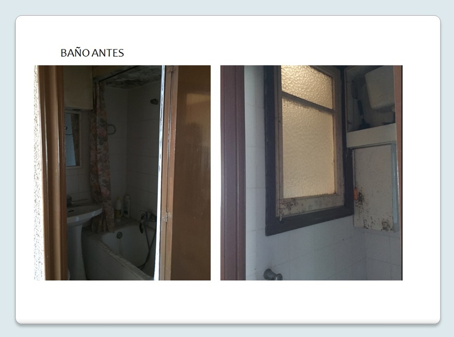 antes de la reforma del baño