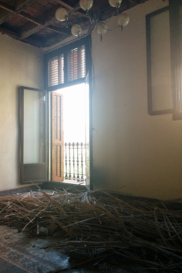 Antes de la reforma salón