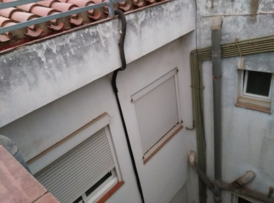 Antes de nuestra reparación con trabajos verticales