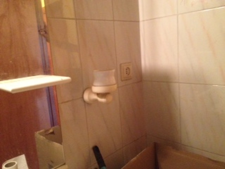 antes de quitar todo del baño