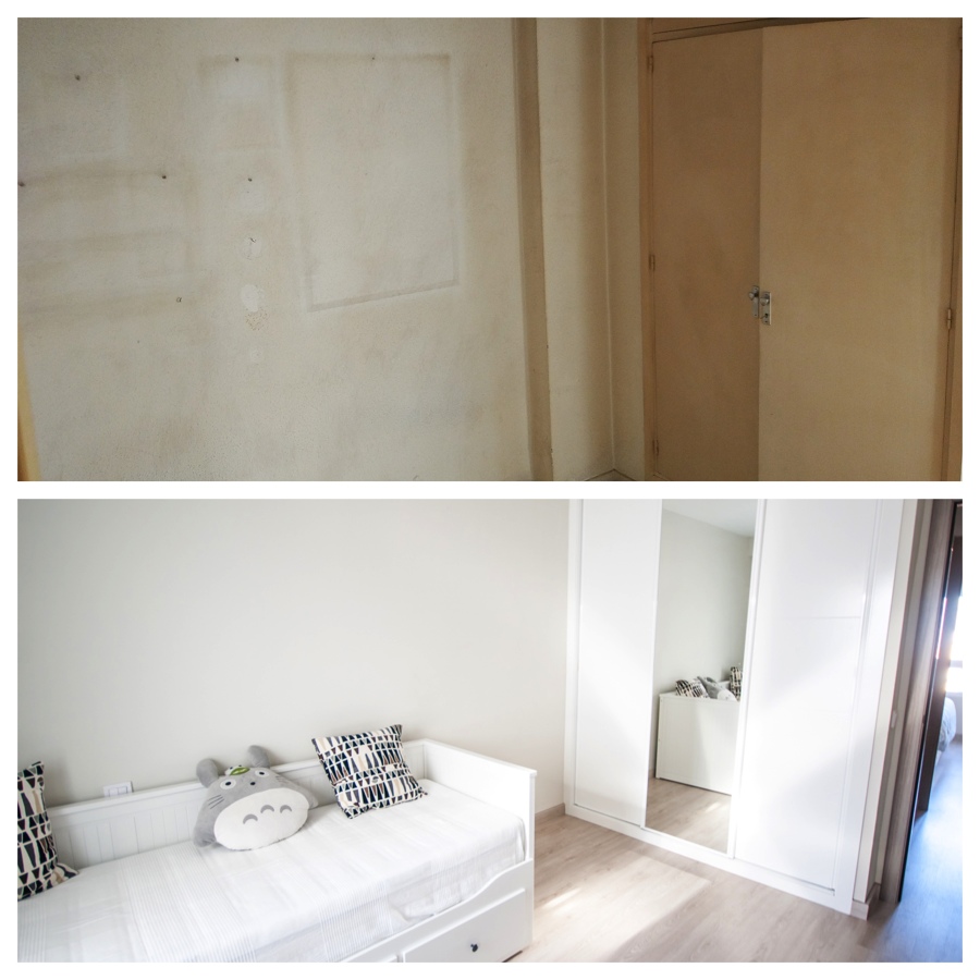 Antes/Después dormitorio