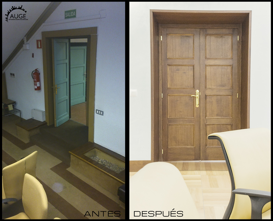 ANTES Y DESPUÉS DE ENTRADA DE ACCESO