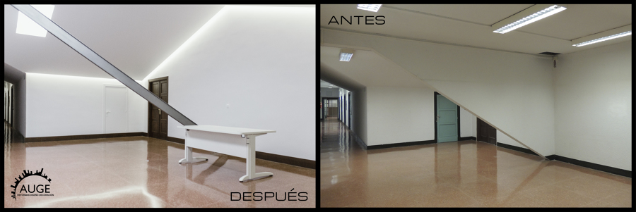 ANTES Y DESPUÉS DE HALL DE ENTRADA
