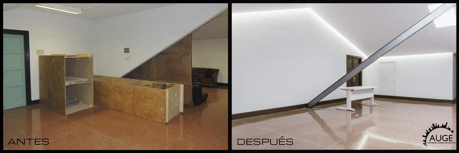 ANTES Y DESPUÉS DE HALL DE ENTRADA