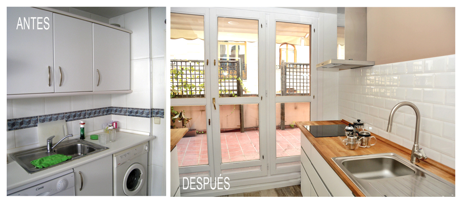 Antes y después de la cocina