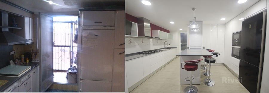 Antes y después de la reforma con Rivei