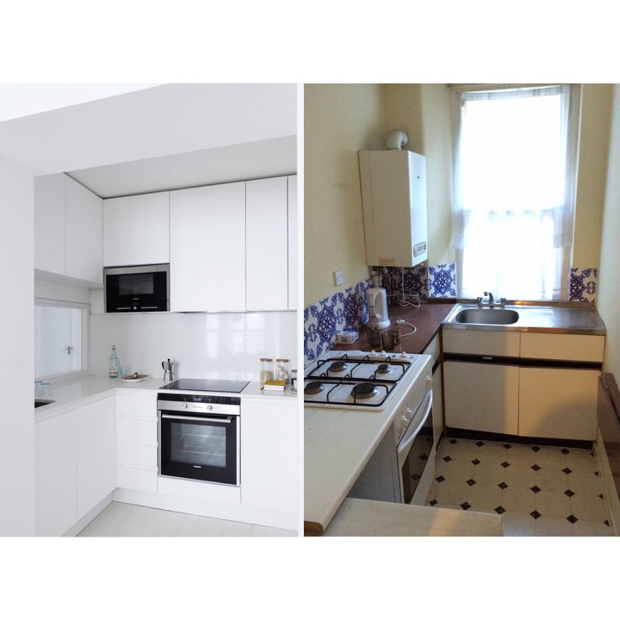 antes y después de un espacio 