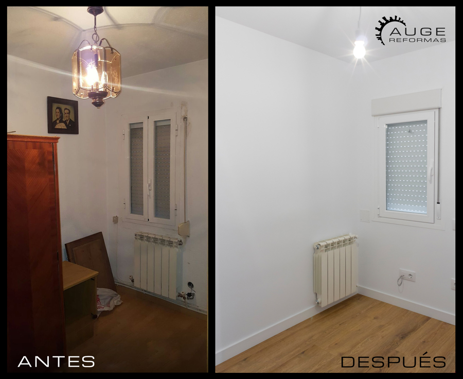 Antes y después dormitorio 2