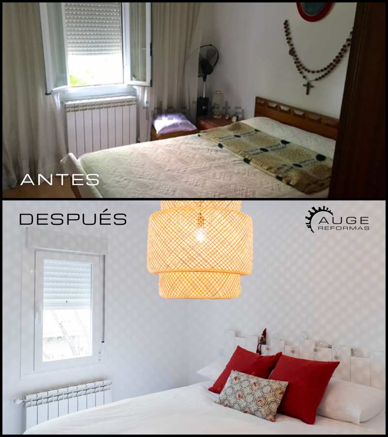 Antes y después dormitorio ppal