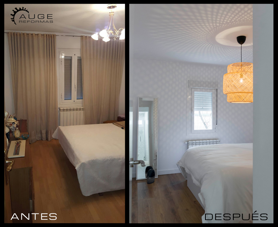 Antes y después dormitorio ppal
