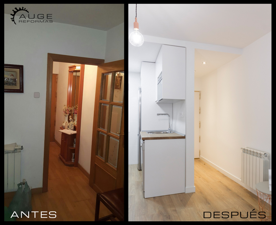 Antes y después hall