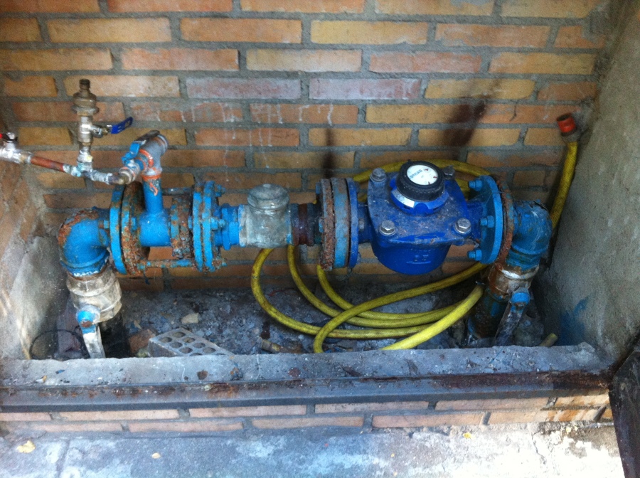 Antigua entrada al puente de contador.