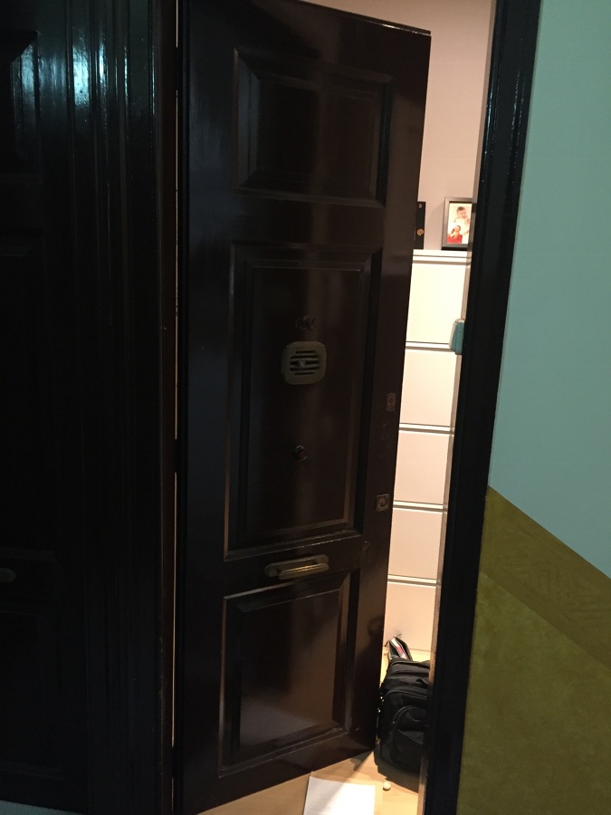 Antigua puerta cara exterior