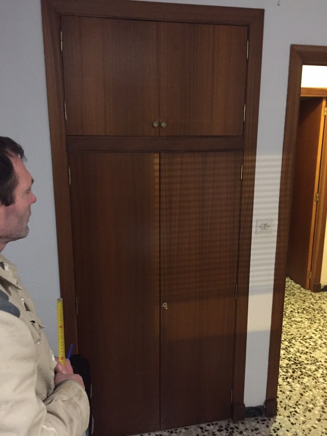 Antiguo armario de sapeli