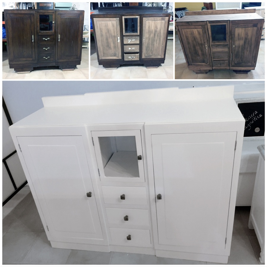 Aparador restaurado y actualizado