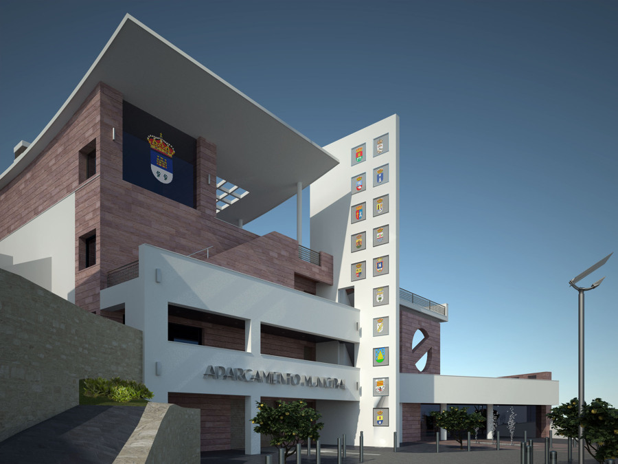 Aparcamiento en cómpeta