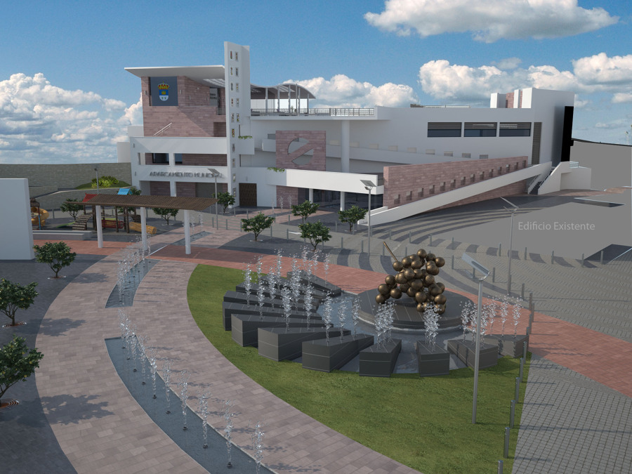 Aparcamiento en cómpeta