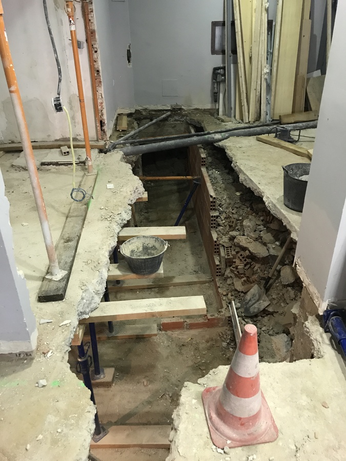 APEO DE ESTRUCTURA CON MADERA <3m