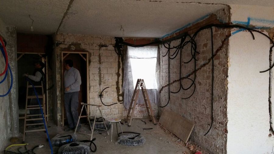 Apertura de calas y canalización