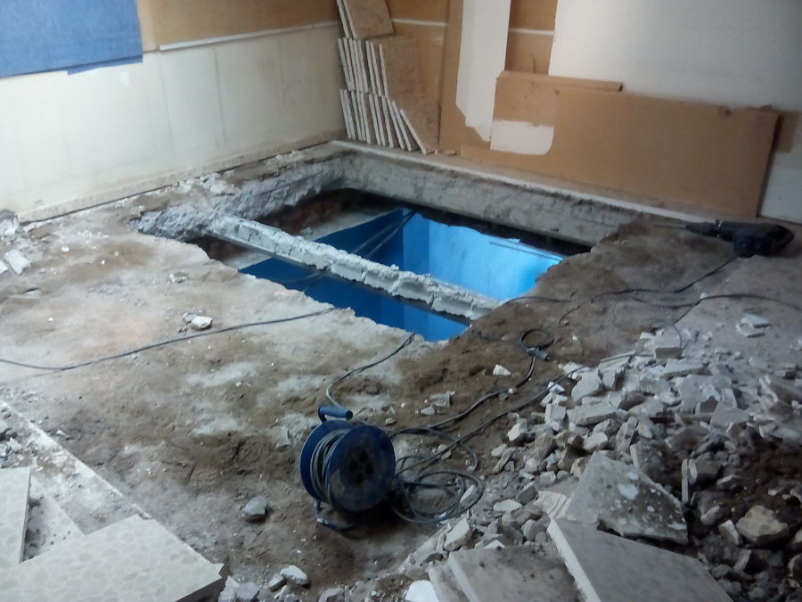 Apertura de hueco en forjado