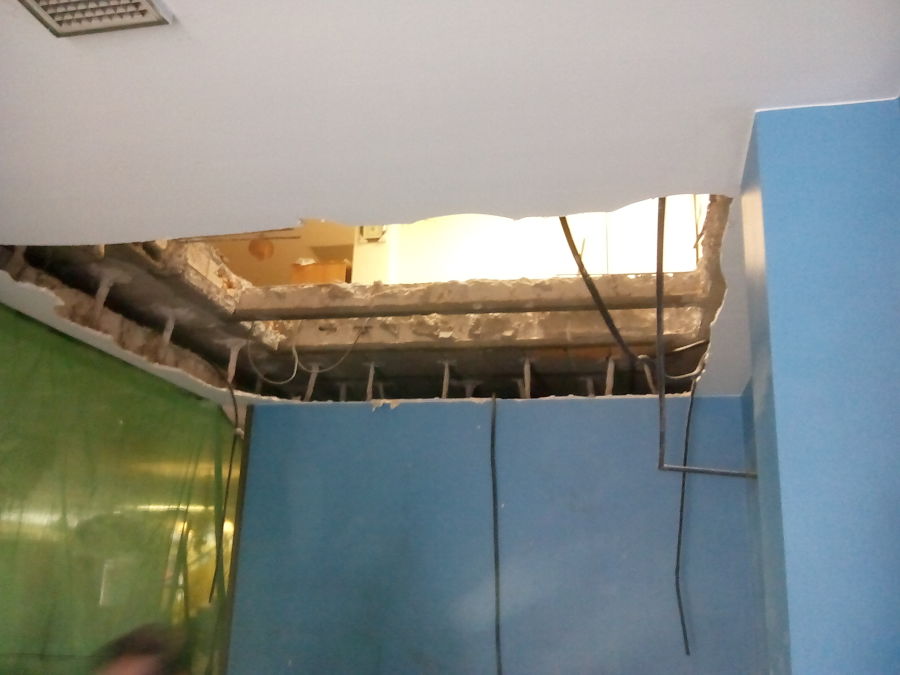 Apertura de hueco en forjado