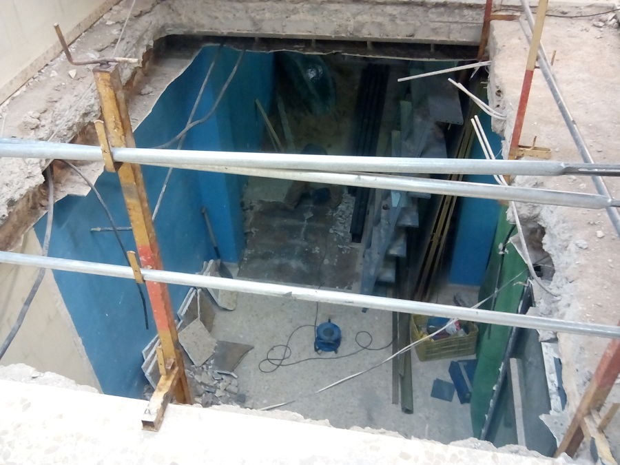 Apertura de hueco en forjado