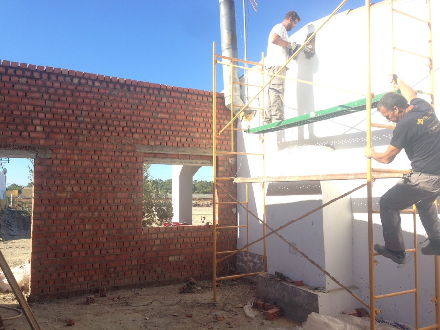 Apertura para localizar viga madre