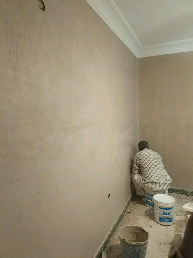 Aplicación de la perlita en esquinas redondeadas