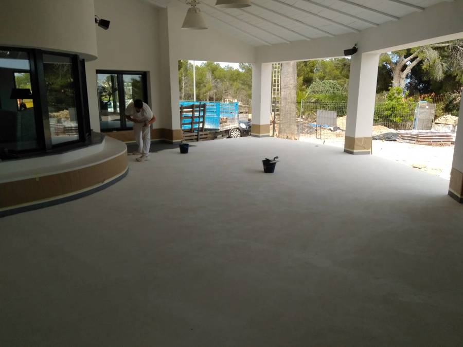 Aplicación microcemento