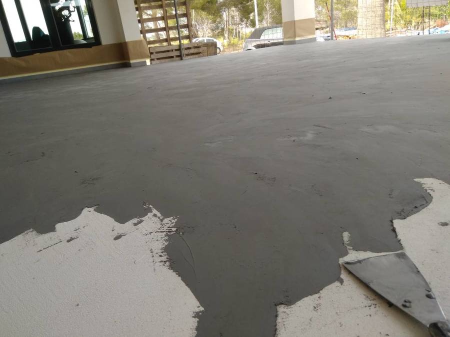 Aplicación microcemento.