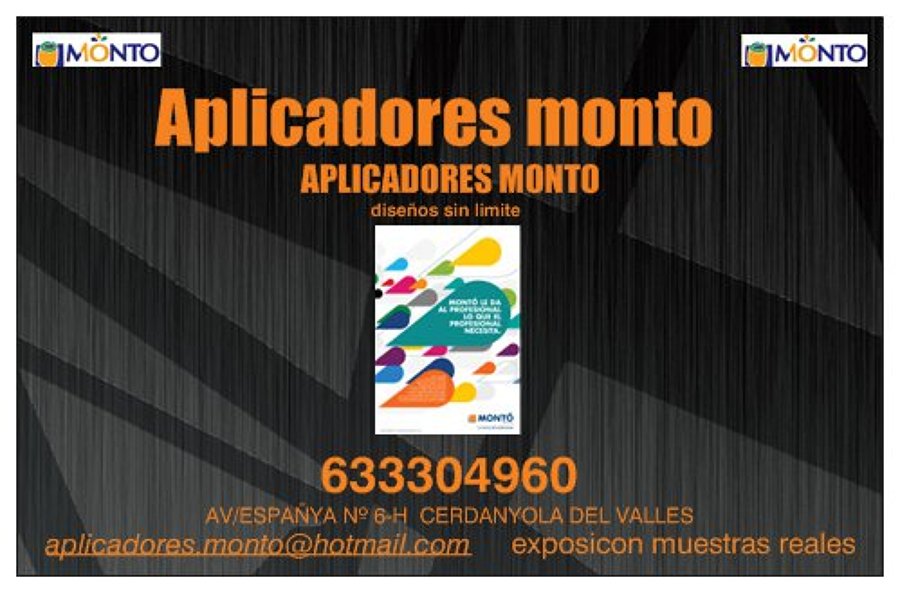 aplicadores monto