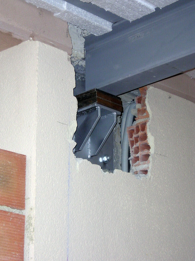 APOYO VIGA METÁLICA-CARTELA-PILAR HORMIGÓN