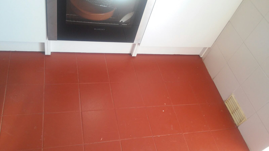 Aquí se aprecia el estado del suelo