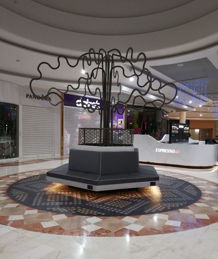 Árbol de Navidad de hierro