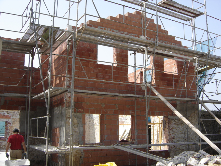 Armado de fachada nueva