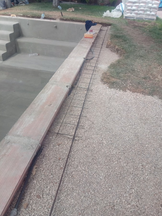 Armadura de las estructuras perimetrales.