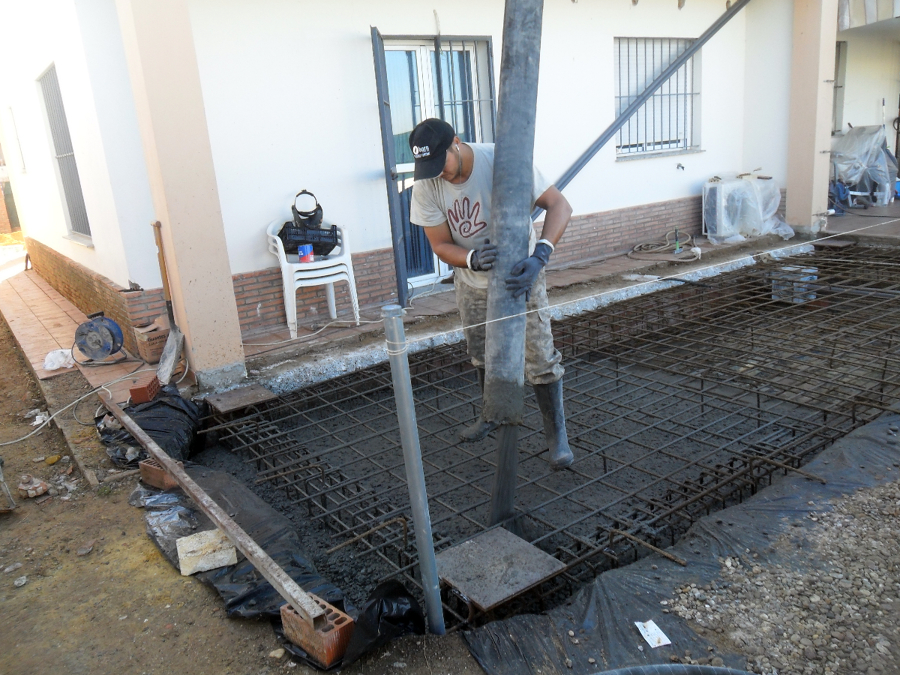 Armadura y saneamiento