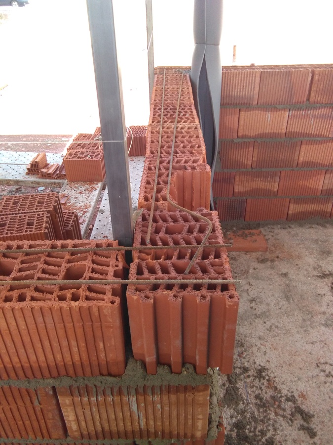 Armaduras en cerramiento