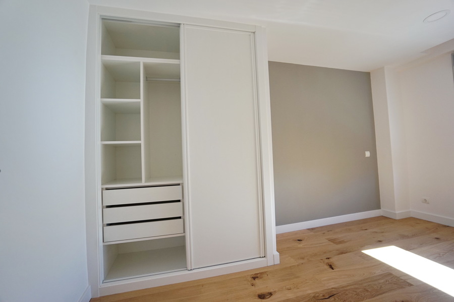 Armario a medida lacado en blanco