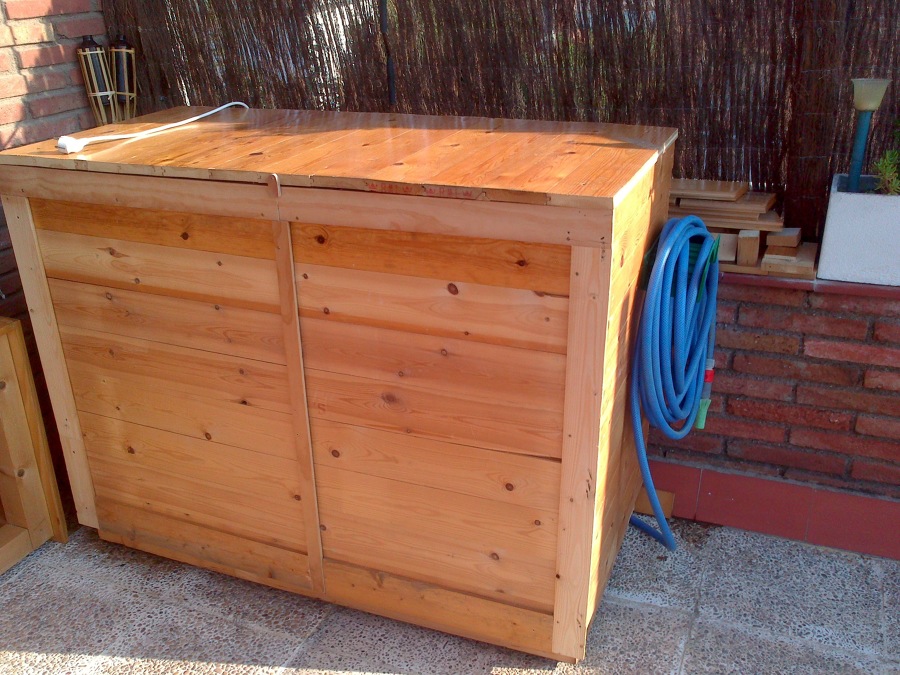 Armario exterior lavadora