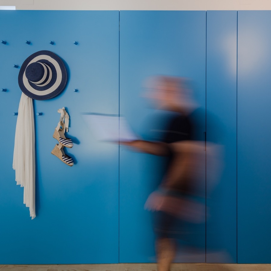 Armario funcional azul