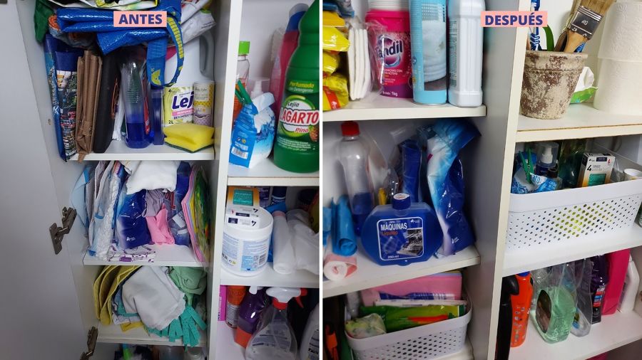 Armario productos de limpieza