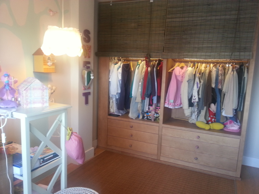 Armario ropero dormitorio niña - Fresno