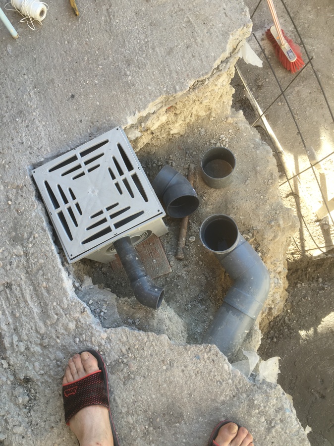 Arqueta aguas sucias