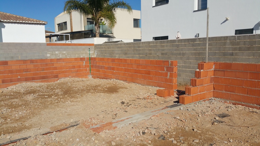 Arranque de los muros estructurales