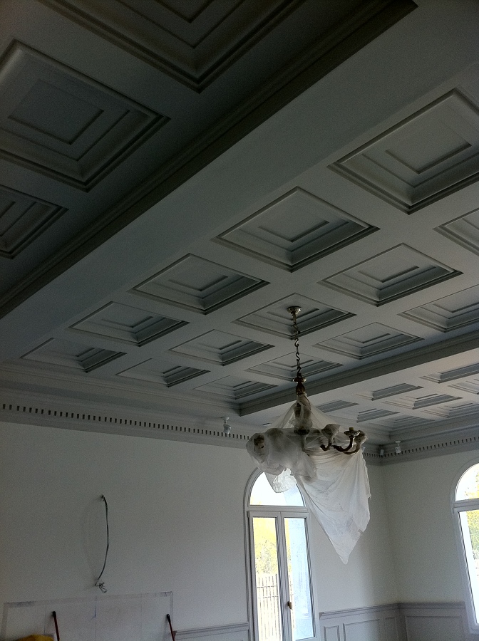 Artesonado de escayola